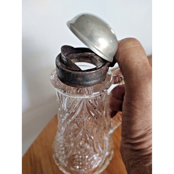 Antique 1920's Victorian Style Syrup/Molasses Jug EAPG 7" tall - Picture 6 of 7